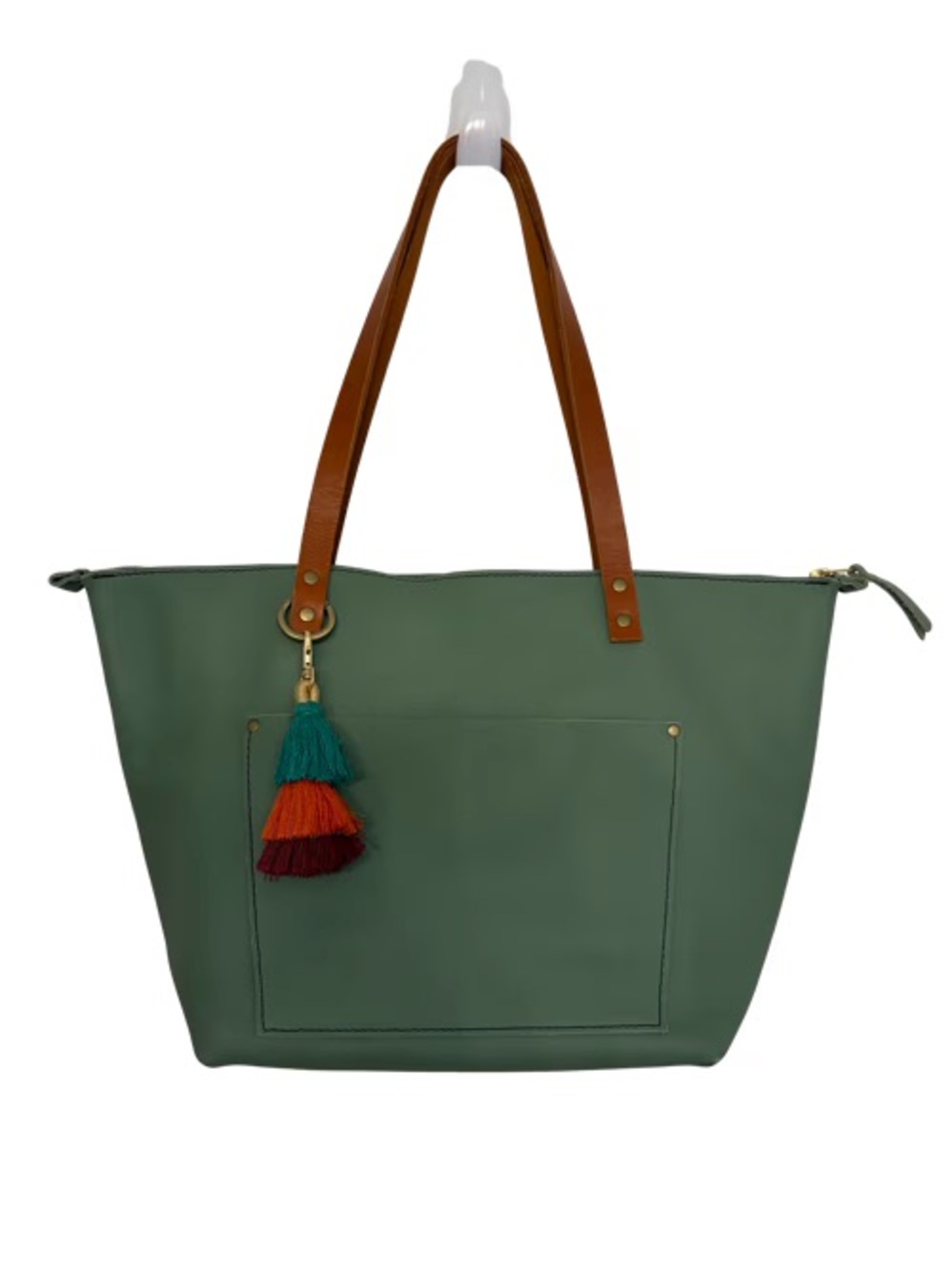Portland Leather Sage Tote with Tan Handles *Unicorn Retired Color